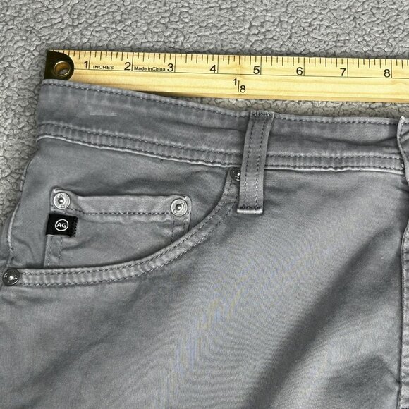 AG Adriano Goldschmied Jeans Mens 34x31.5 Gray Everett Slim Straight Stretch - Picture 8 of 13